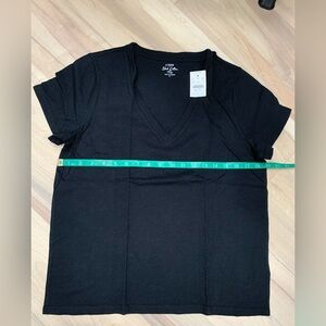 J. Crew Black 100% Cotton Tee